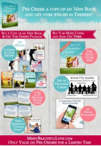 Over $50 worth of freebies when you pre-order Messy Beautiful Love