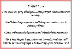 Being a faithful and fruitful Christian requires following God's directions.