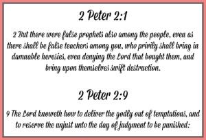 Christians must be alert to temptation and people trying to lead them away from God.