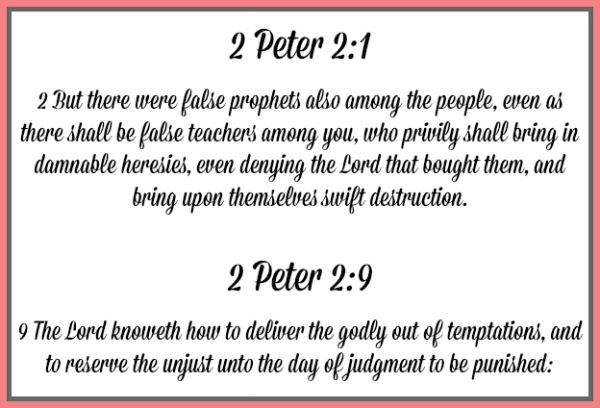 Christians must be alert to temptation and people trying to lead them away from God. 