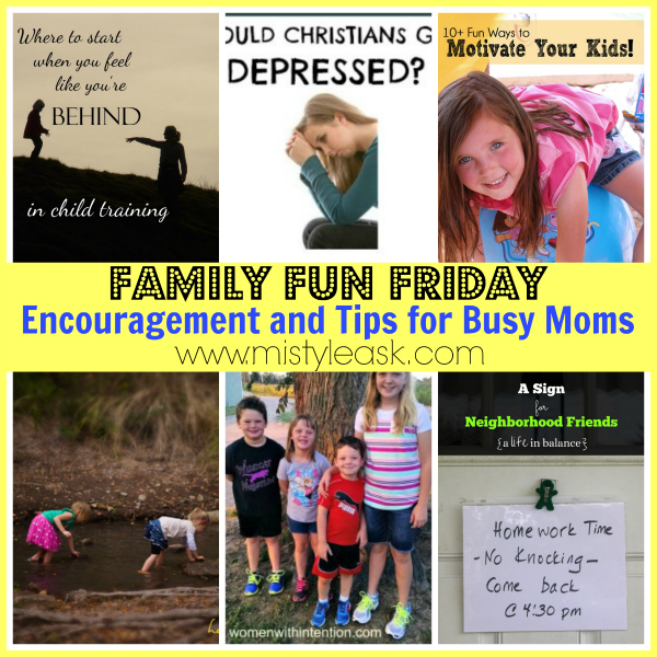 Busy moms need encouragement and tips quick as a wink!