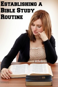 Do you have a Bible study Routine!