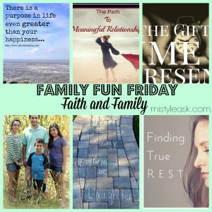 Life is all about faith and family, check out these great features on those topics.