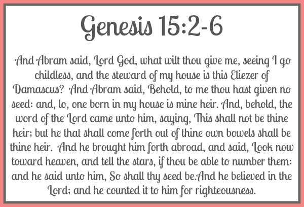 Genesis 15:2-6