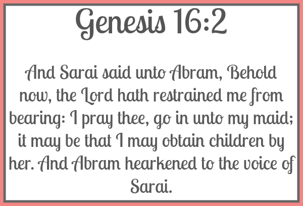 Genesis 16:2