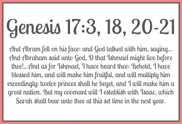 Genesis 17:3, 18, 20-21