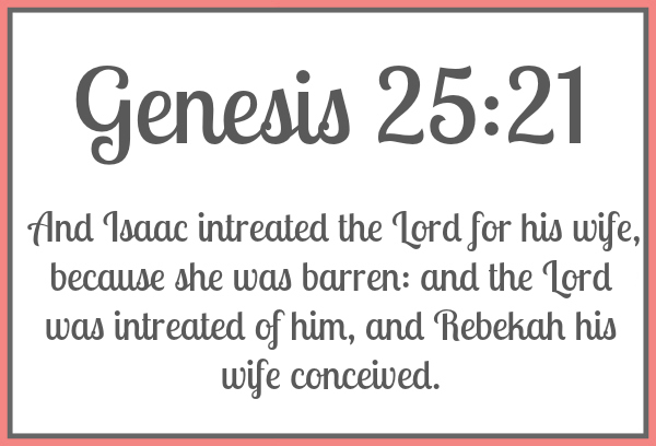 Genesis 25:21