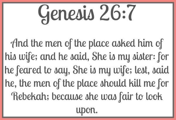 Genesis 26:7