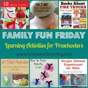 Preschool learning activities are lots of fun!