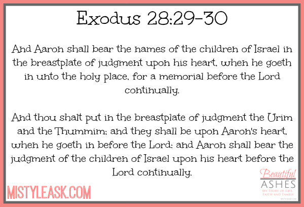 Exodus 28:29-30