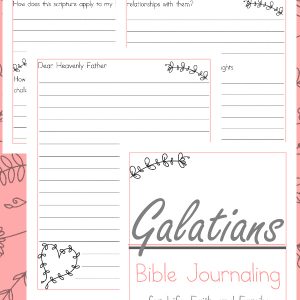 Galatians Bible Journaling, Galatians Bible Study for women, Galatians Bible Study
