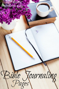 Bible journaling pages. Bible journaling