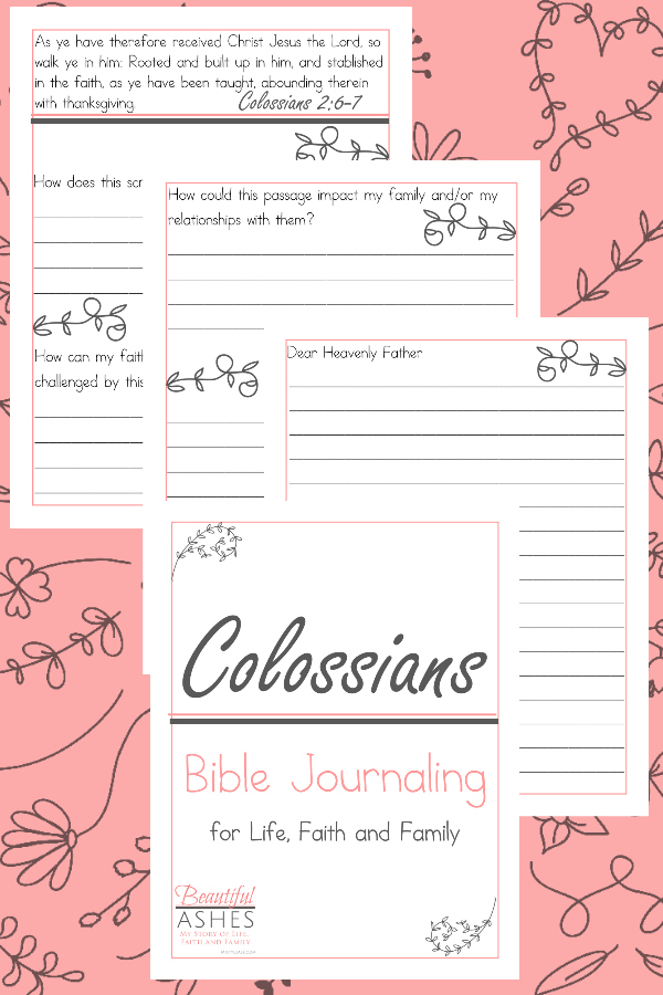 Colossians Bible Journaling, Colossians Bible Study for women, Colossians Bible Study