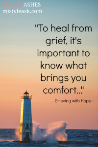 grief, moments of comfort, finding comfort in grief