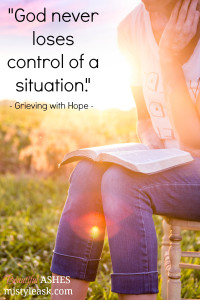 grieving with hope, grief journey, grief