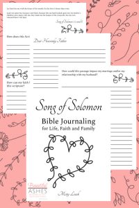 song of solomon bible journaling pages, song of solomon bible journal, song of solomon journal
